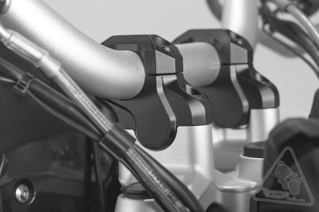 SW Motech Handlebar Risers/ Barbacks for BMW R1200GS Water Cooled
