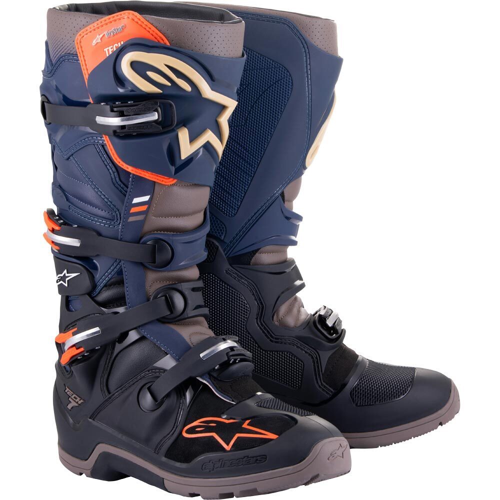 Alpinestars Tech Drystar Enduro Boots Size 12 in Black, Navy