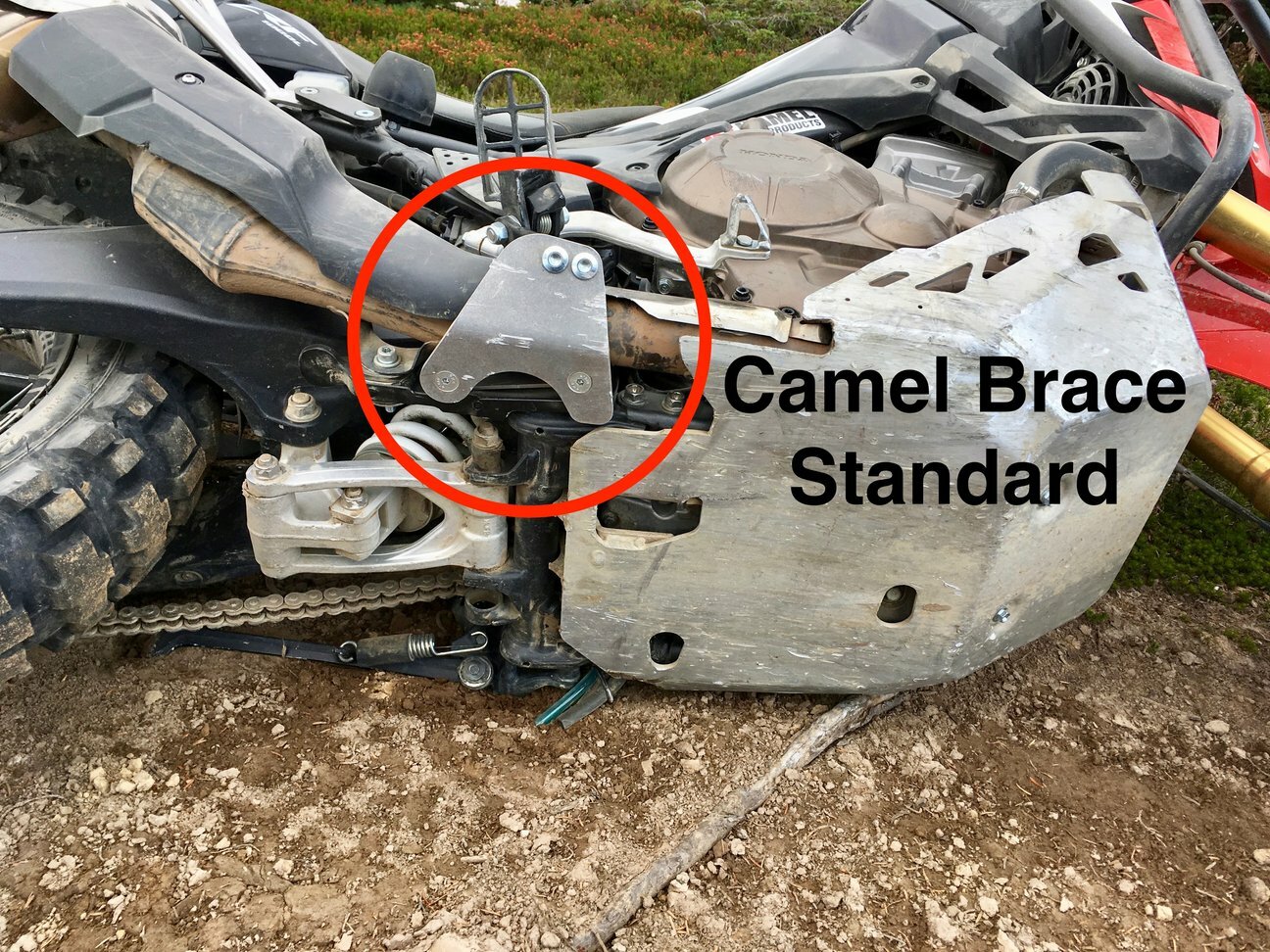 Camel ADV Products Honda Africa Twin CRF1000L Camel Brace Peg Support