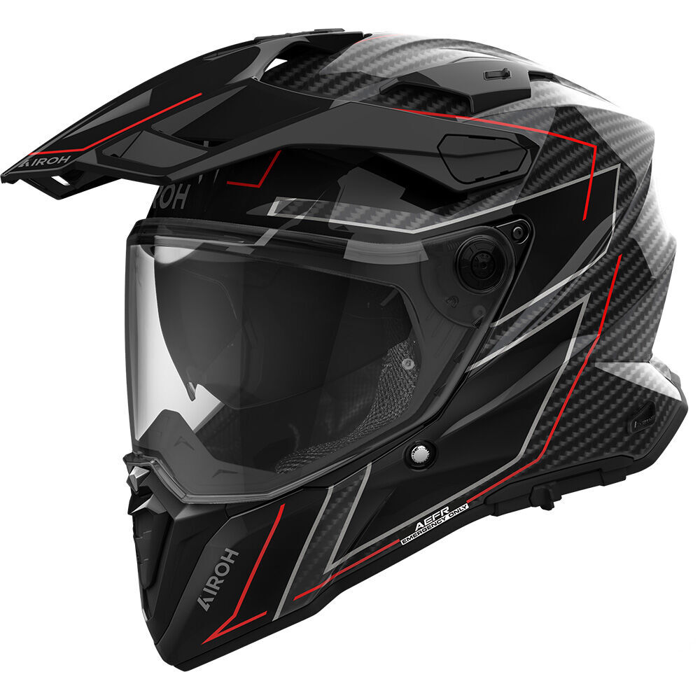 airoh garage carbon gloss helmet COMMANDER 2  USA Airoh Matryx Carbon Gloss |