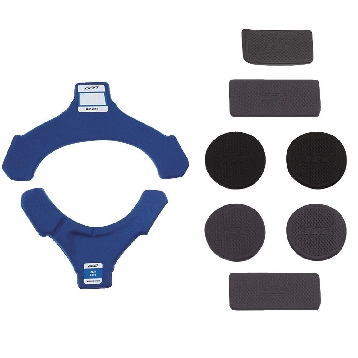 Pod K8 Carbon Right Knee Brace Padding Set - POD