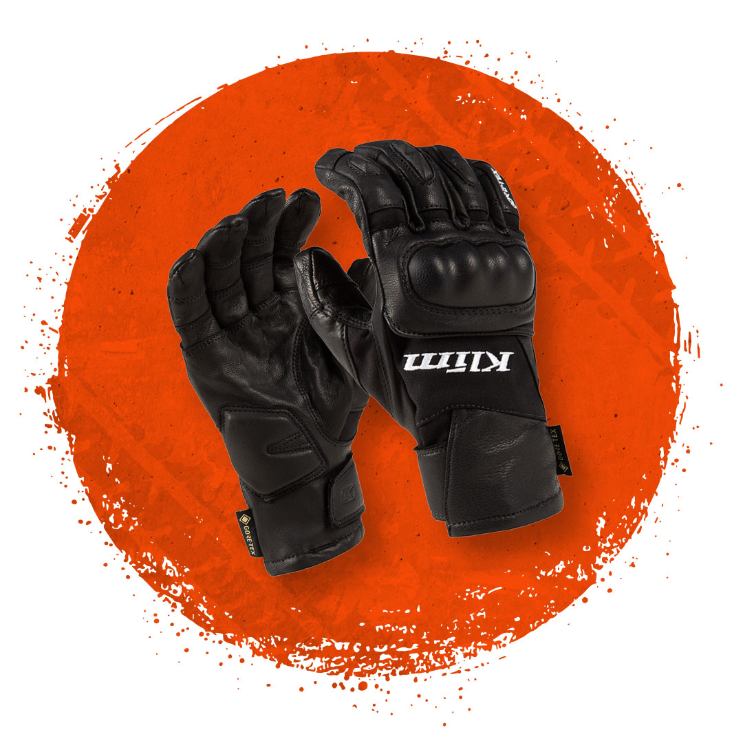 Klim Womens Adventure GTX Short Glove Black