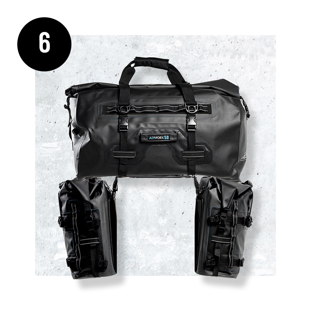 ADVWORX Gen-2 Saddlebags & Duffel Bag Bundle