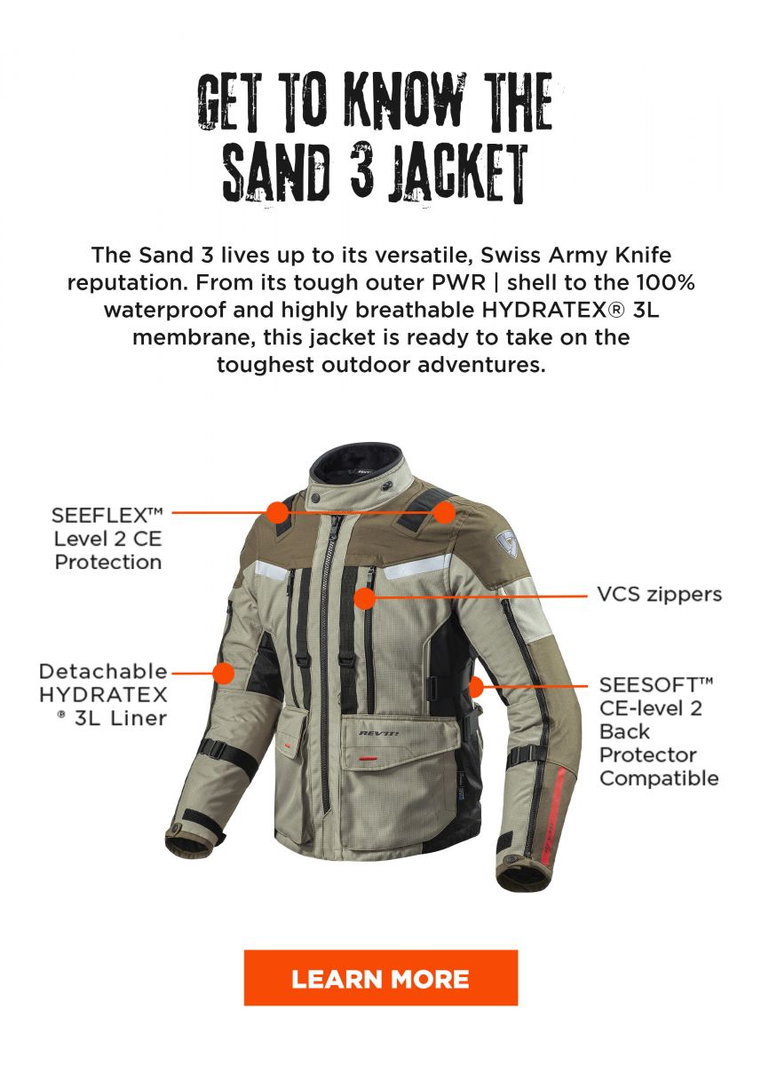 REV'IT! Sand 3 Jacket Information
