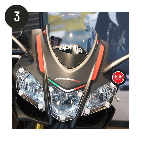 Christmas Gift Road Riders Rok Stopper Motorcycle Headlight Protector