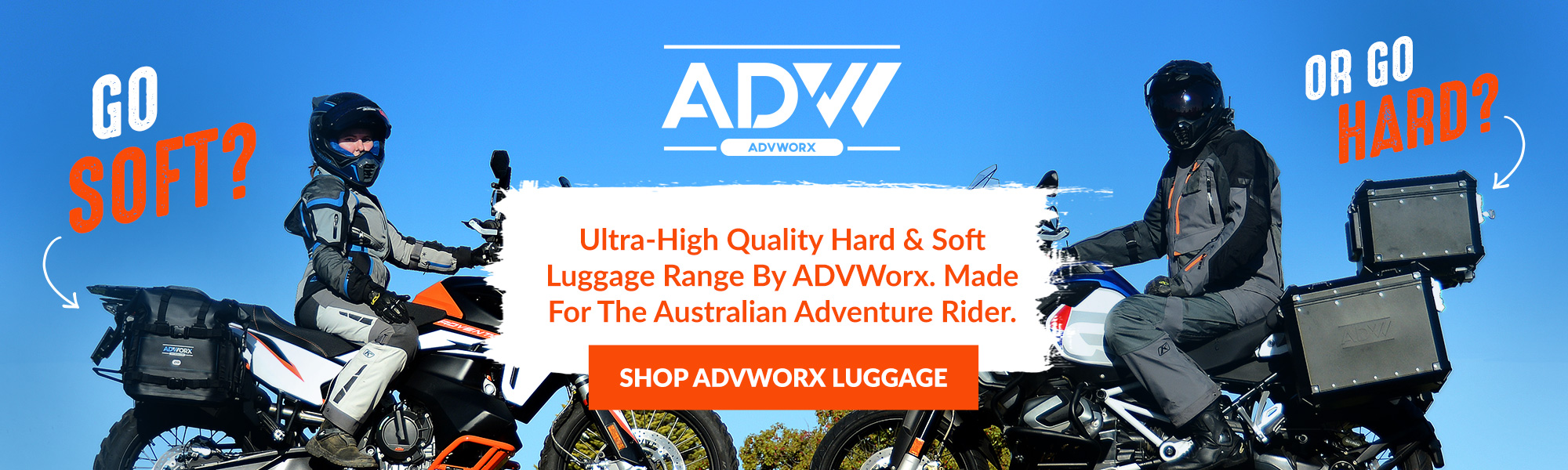 ADVWorx Hard Or Soft Luggage Banner