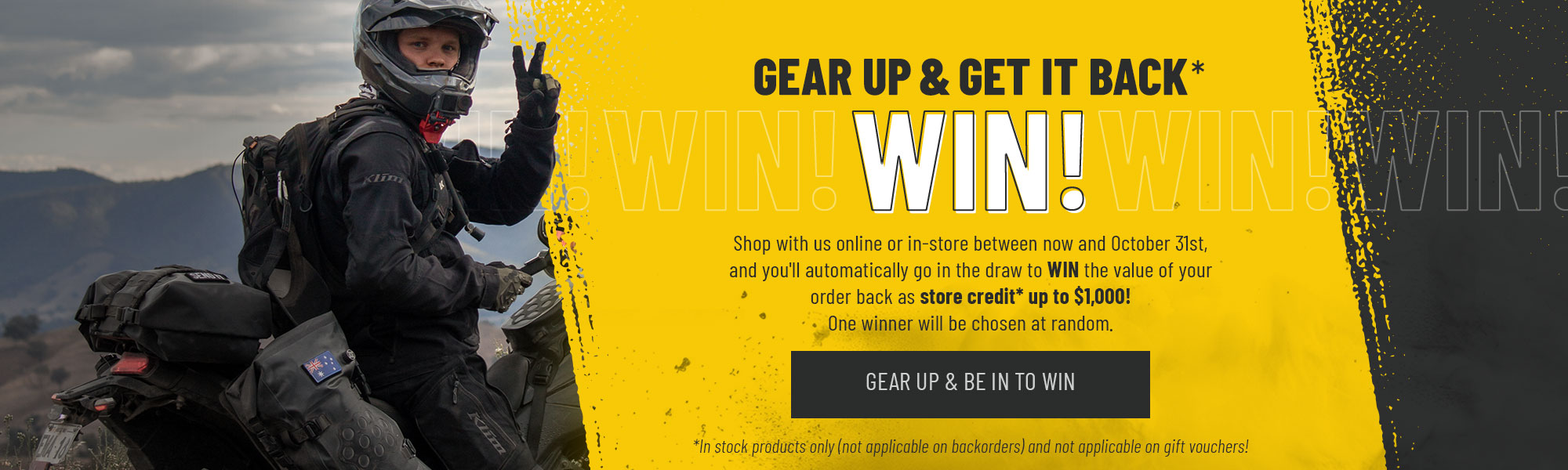 Gear Up & Get It Back Promo