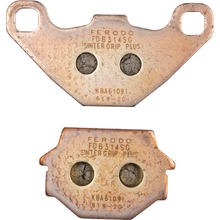 Ferodo FDB314SG Kawasaki KLE500 92-07/KLR650 87-04 Sintered Rear Brake Pads