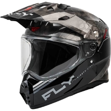 Fly Racing 2025 Trekker Kryptek Conceal Black/Grey/White Adventure Helmet