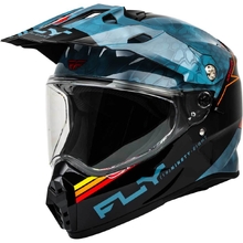 Fly Racing 2026 Trekker Kryptek Conceal Slate Black/Red Adventure Helmet