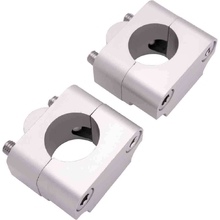 Ballards 7/8 To Fatbar Silver Adapter Bar Clamps