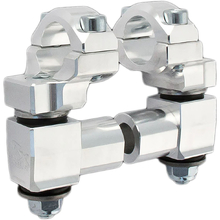 ROXspeedFX 1 1/8" Fat Bar Clear Anodised Pivoting Anti-Vibration Bar Risers