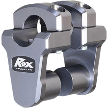 ROXspeedFX 1 1/8" Fat Bar Gunmetal Anodised Pivoting Bar Risers