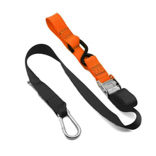 Adventure Moto Black/Orange 38mm Snap Hook Tie Downs