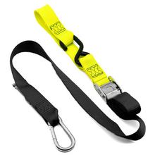 Kustom Hardware Black/Yellow 38mm Snap Hook Tie Downs