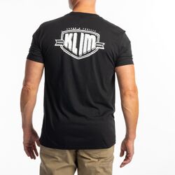 Klim Full Throttle Tri-Blend Tee [Colour Option: Black-White] [Size: Small]