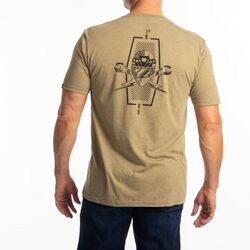 Klim Petrol Tri-Blend Tee [Colour Option: Black-White] [Size: Small]