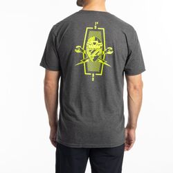 Klim Petrol Tri-Blend Tee [Colour Option: Black-White] [Size: Small]