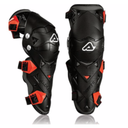 Acerbis Impact EVO 3.0 Knee Guards Black & Red