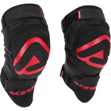 Acerbis Black/Red Soft Knee Guards