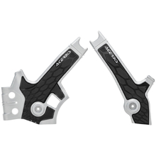 Acerbis Suzuki DR650 96-21 Silver/Black X-Grip Frame Guards