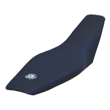 Seat Concepts Husqvarna TE/FE 20-23 Comfort XL Carbon Vinyl Sides/Black Gripper Top/Blue Stitching Complete Seat