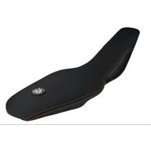 Seat Concepts KTM 690 Enduro R 19-20 Comfort Low Carbon Vinyl Sides/Black Gripper Top/Orange Stitching Complete Seat