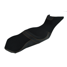 Seat Concepts KTM 790/890 Adventure/R 19-24 Two-Up Comfort Carbon Fiber Sides/Semi-Grip Top Orange Stitching Complete Seat