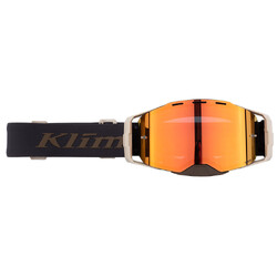 Klim Edge Off-Road Goggle [Colour Option: Focus Navy Blue Hi-Vis Dark Smoke W/Silver Mirror Lens]