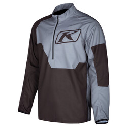 Klim Revolt 1/4 Zip Pullover [Colour Option: Black-Strike Orange] [Size: 2XLarge]