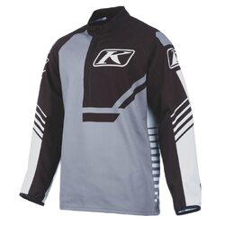 Klim Revolt 1/4 Zip Pullover [Colour Option: Black-Strike Orange] [Size: Small]