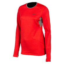 Klim Solstice 3.0 Chili Pepper/Castlerock Grey Warming Womens Base Layer Shirt