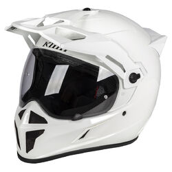 Klim Krios Karbon Adventure Helmet ECE/DOT [Colour:Gloss White] [Size:2XLarge]