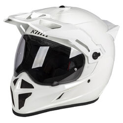 Klim Krios Karbon Adventure Helmet ECE/DOT [Colour Option: Gloss White] [Size: Medium]