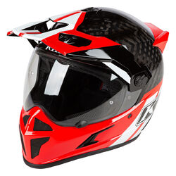 Klim Krios Karbon Adventure Helmet ECE/DOT [Colour: Gloss Karbon Black] [Size: 2XLarge]