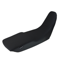 Seat Concepts Suzuki DR650 96-23 Comfort Low Carbon Vinyl Sides/Black Semi-Grip Top/Black Stitching Complete Seat