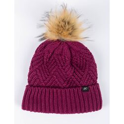 Klim Chevron Pom Beanie [Colour Option: Raspberry Radiance]