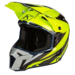 Klim F3 Carbon Off-Road Helmet ECE [Size: 2XLarge] [Colour Option: Lightning Hi-Vis]