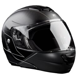Klim TK1200 Karbon Modular Helmet ECE/DOT [Colour Option: Stark Asphalt Hi-Vis] [Size: Large]