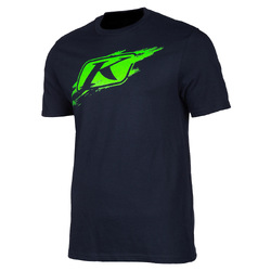 Klim Scuffed Short Sleeve T [Colour Option: Black Klim-Yellow] [Size: Small]