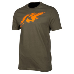 Klim Scuffed Short Sleeve T [Colour Option: Black Klim-Yellow] [Size: Small]