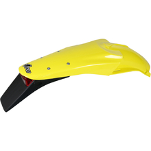 UFO Suzuki DRZ400 00-24 Yellow Rear Fender w/ Tail Light