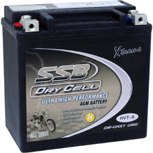 SSB PowerSport HVT-8 Ultra High Performance AGM 12V Battery