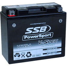 SSB Powersport VT12B-4 12V V-Spec High Performance AGM Battery