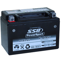 SSB Powersport VTX9-BS V-Spec High Performance AGM Battery