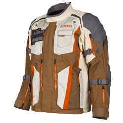 Klim Badlands Pro Jacket  [Colour:Petrol - Strike Orange] [Size:Small] [Length:Regular]