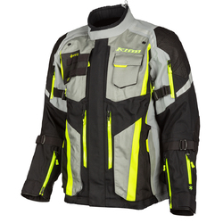 Klim Badlands Pro Jacket [Length: Regular] [Size: Medium] [Colour: Cool Gray-Electric Blue Lemonade]