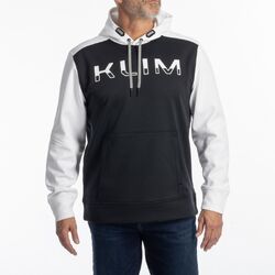 Klim Petrol Pullover Hoodie [Colour Option: Black-White] [Size: Small]