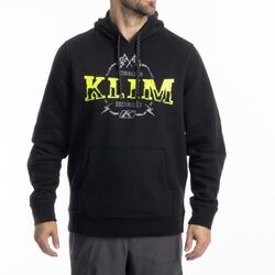 Klim Dirt Rider Pullover Hoodie [Colour Option: Black-Hi-Vis] [Size: Small]