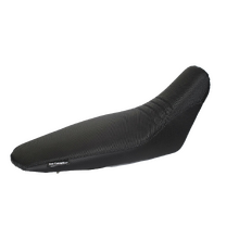 Seat Concepts Yamaha WR250R 08-21 Comfort Carbon Vinyl Sides/Black Semi-Grip Top Complete Seat
